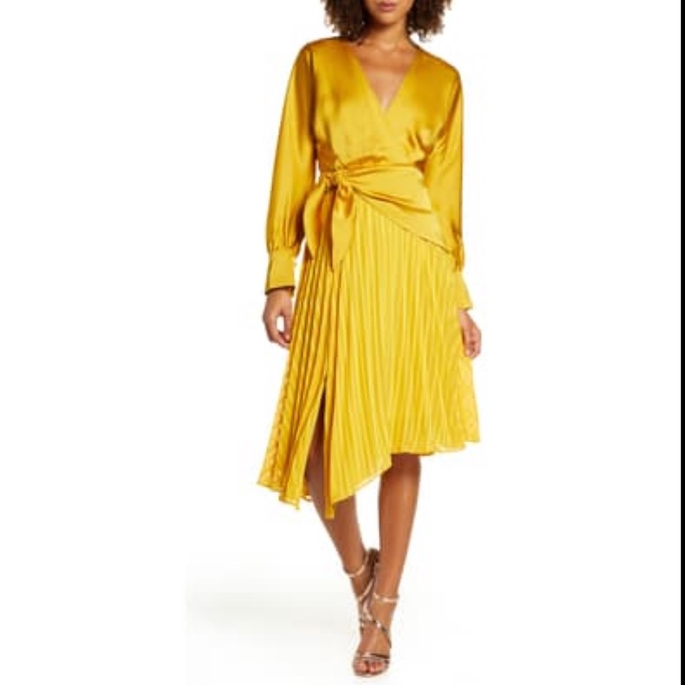 Harlyn by Anthropologie Mustard Cocktail D…